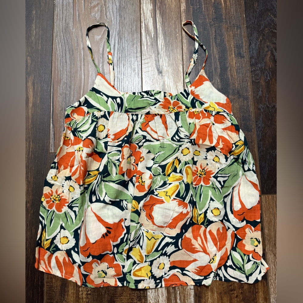 Bright Floral flowy Cami